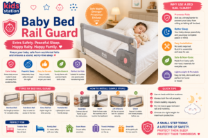 baby bed rail guard​