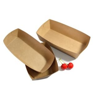 Cardboard taco boxes
