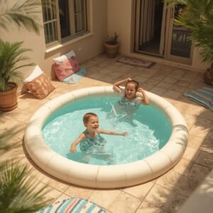 lucid-origin_A_cute_compact_family-friendly_splash_pool_in_a_small_villa_courtyard_cheerful_t-0