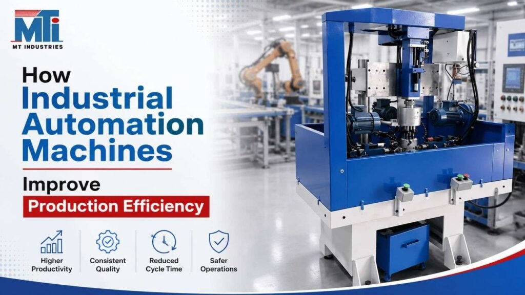 Industrial Automation Machines improving manufacturing production efficiency