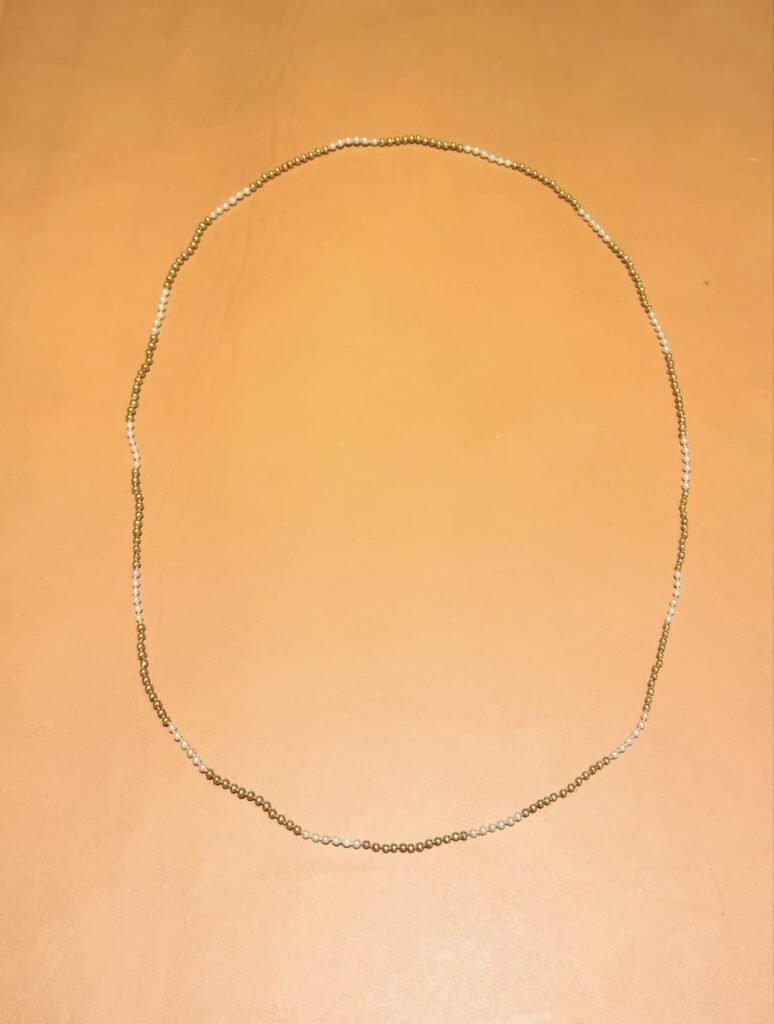 Gabriela Hearst Mia Necklace – Antique Pearl & Gold Sautoir