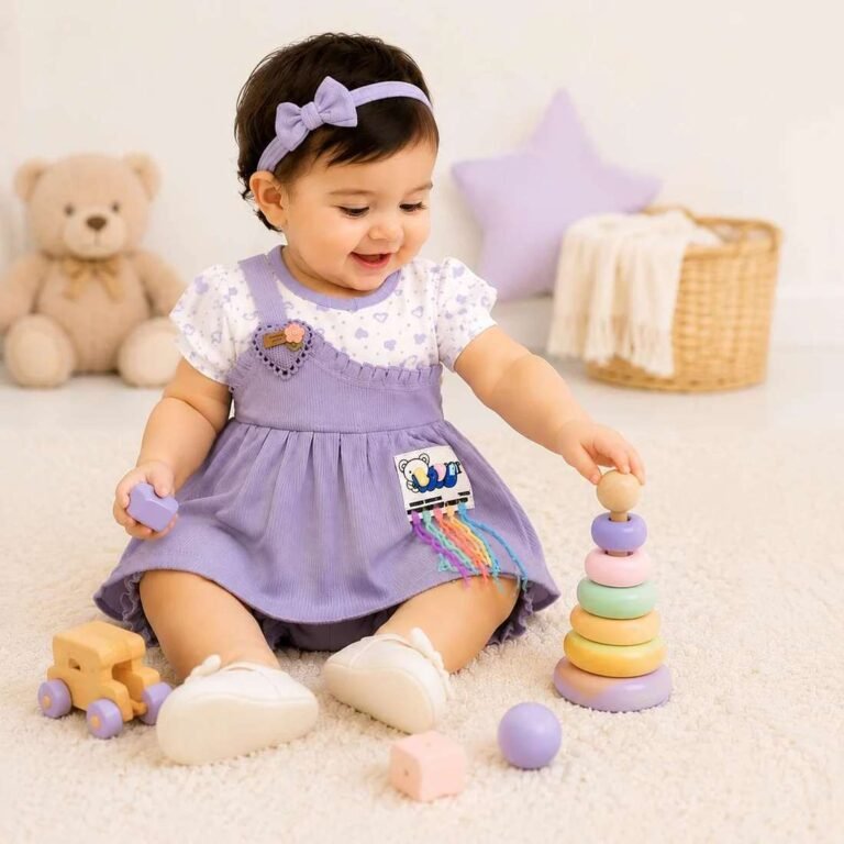 dungaree dress for baby girl