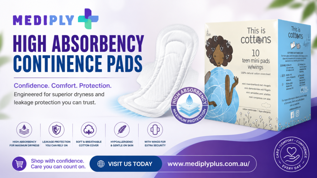 High Absorbency Continence Pads