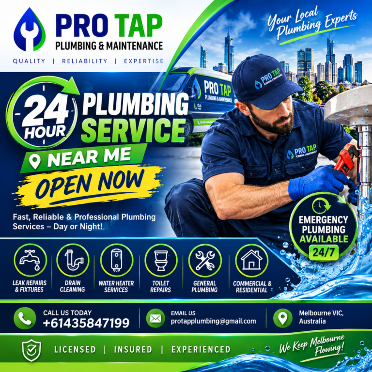 24 hour plumbing service near me open now