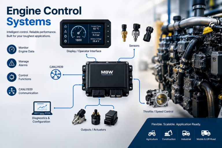 diesel engine control panel