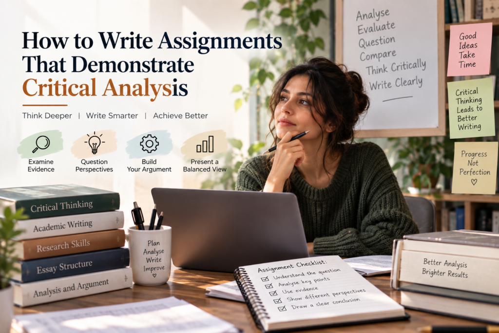 How to Write Assignments That Demonstrate Critical Analysis
