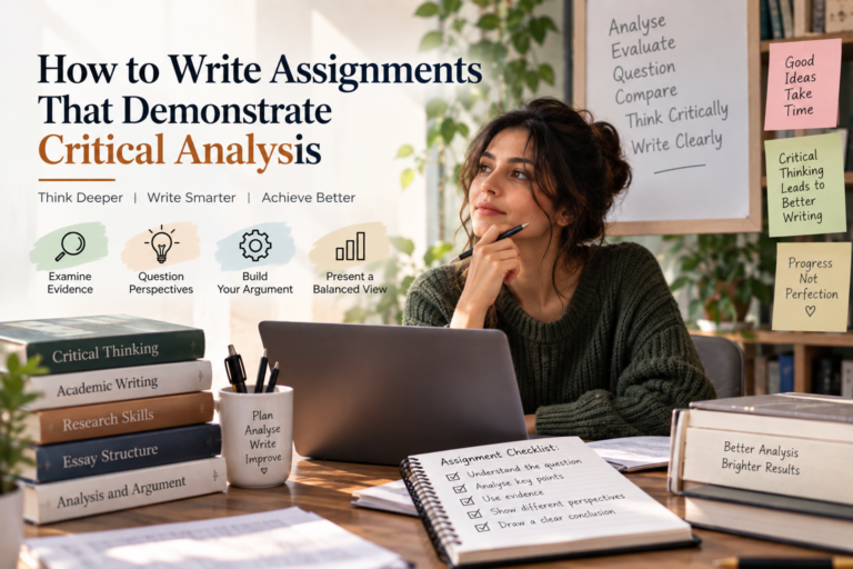 How to Write Assignments That Demonstrate Critical Analysis