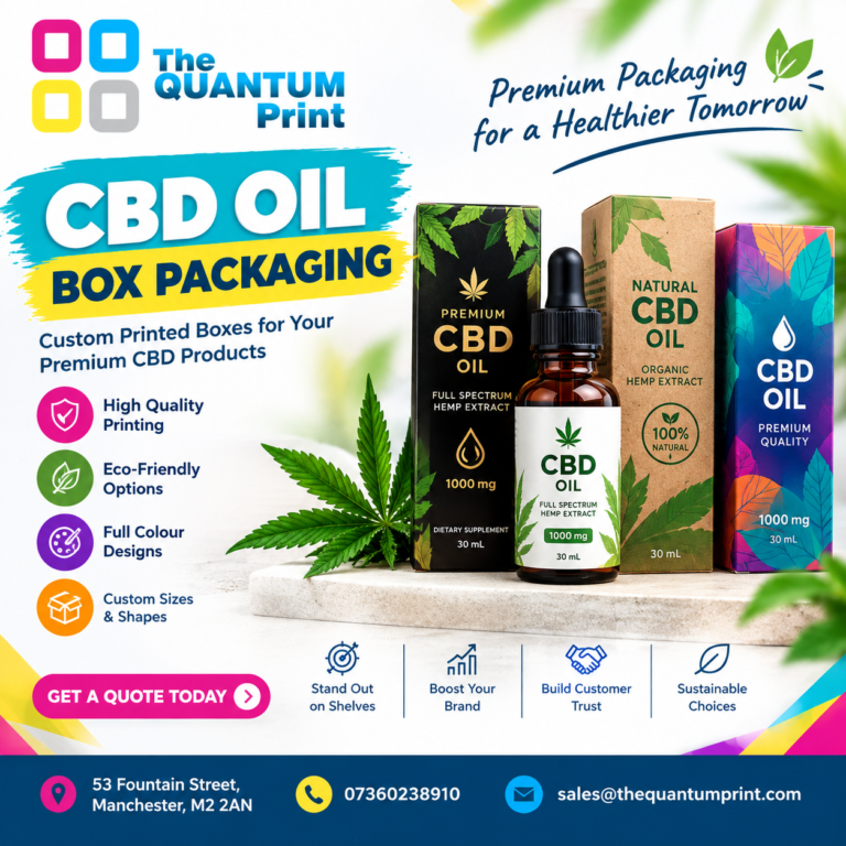 CBD Oil Box Packaging