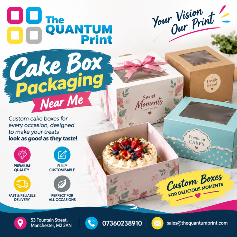 cake box packaging near me