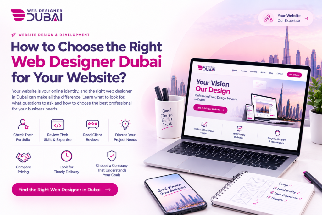 How to Choose the Right Web Designer Dubai for Your Website?
