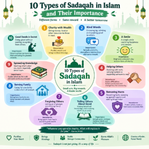 10 Types of Sadaqah in Islam and Their Importance