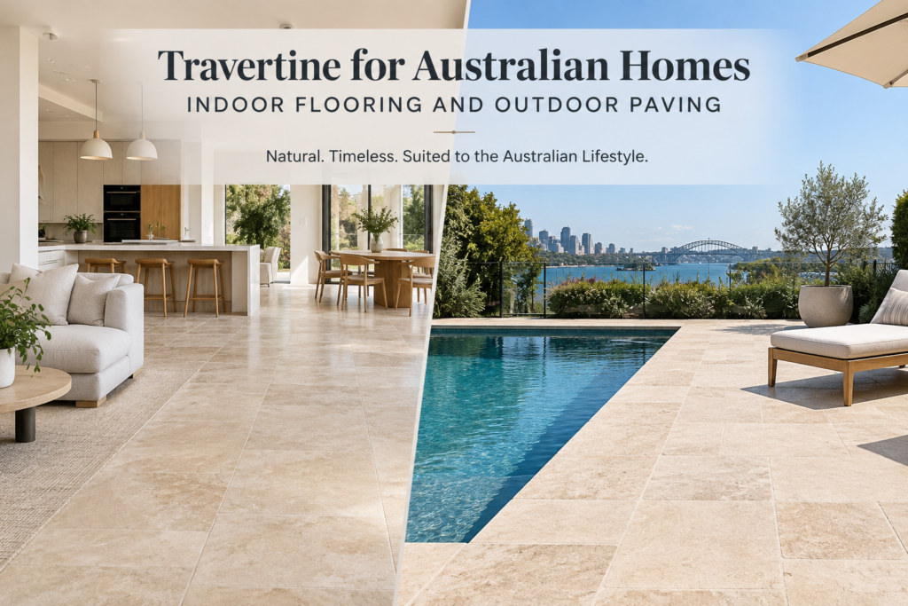Travertine for Australian Homes: Indoor Flooring and Outdoor Paving