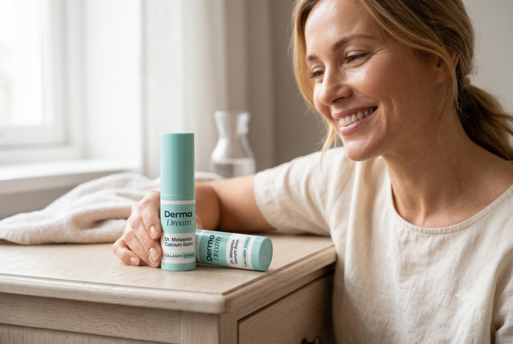 Dr. Melasmin Calcium Balm for daily skincare, helping support soft, smooth, and healthy-looking skin.