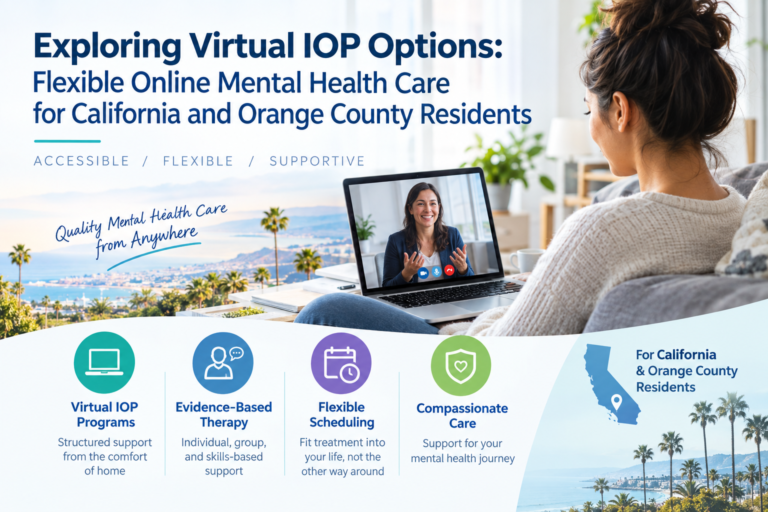 Flexible Online Mental Health Care for California and Orange County Residents