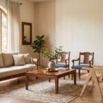Wooden furniture in Pakistan with handcrafted chairs, stools and tables