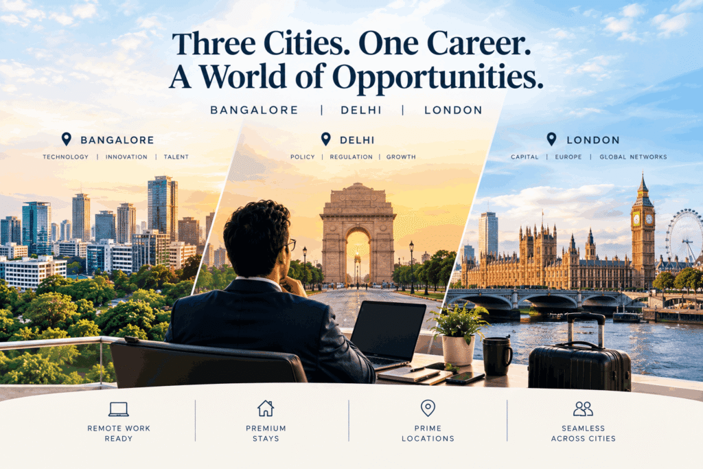 Global Technology Professional London Delhi Bangalore Accommodation Guide