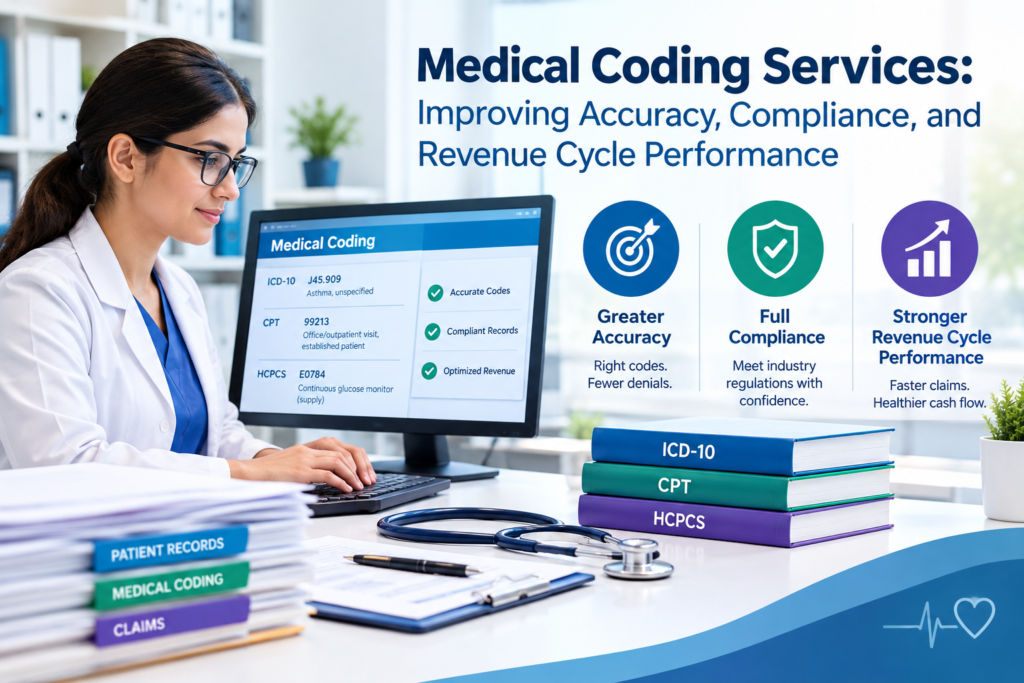 Medical Coding Services Improving Accuracy, Compliance, and Revenue Cycle Performance