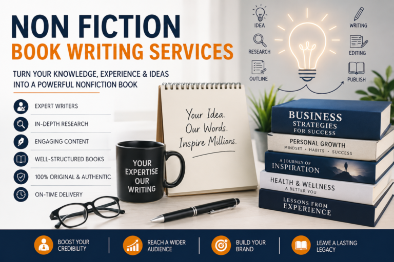 Non Fiction Book Writing Services Turn Your Expertise Into a Powerful Book