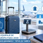 Normativa de equipaje de mano de Air Europa para 2026 dimensiones, pesos máximos y tipos de tarifa