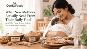 Postpartum Nutrition High Protein Khapli Atta New Mother Guide