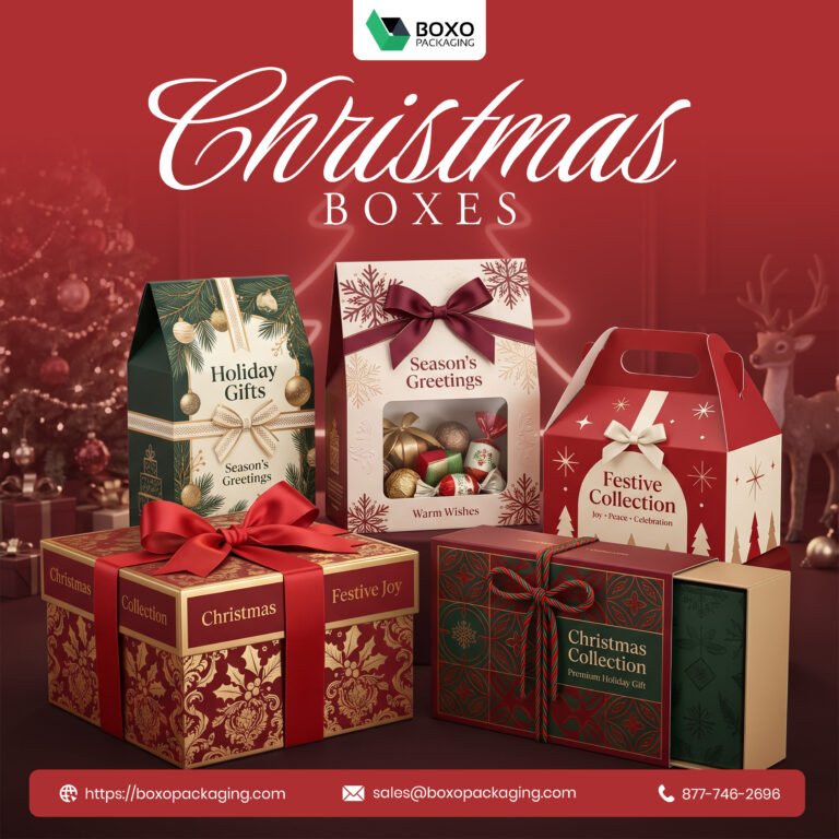 Printed Christmas Boxes With Logo