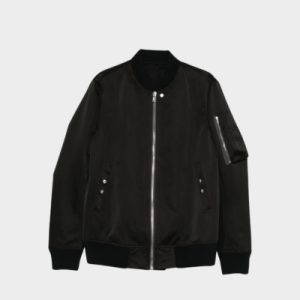Rick-Owens-Classic-Flight-Jacket-Tech-Duchesse-Black
