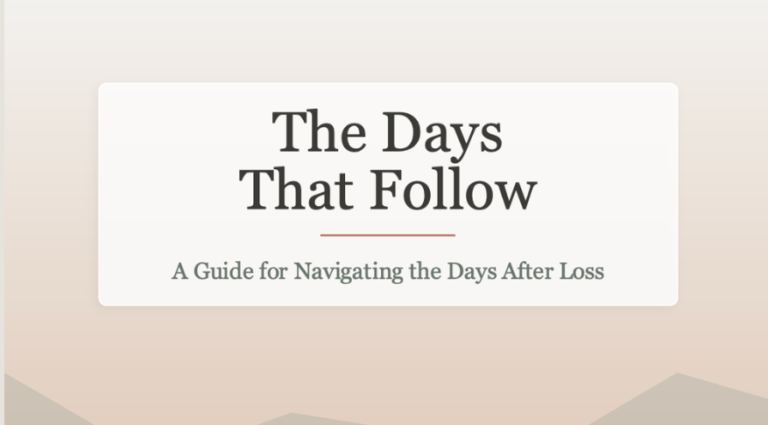 The Days That Follow