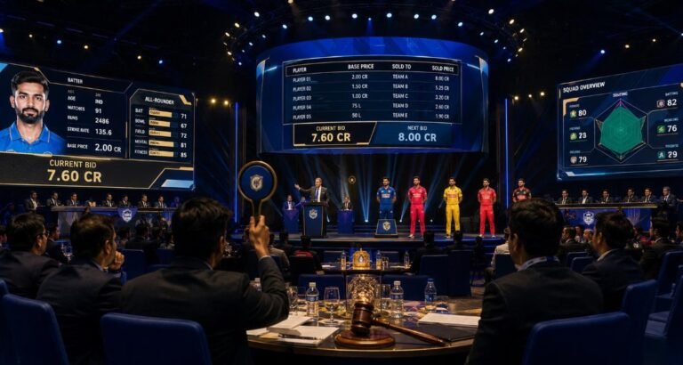 cricket player auction software