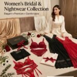 Bridal nighty gown set for honeymoon and wedding trousseau in Pakistan