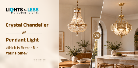 Crystal Chandelier vs Pendant Light Which Is Better