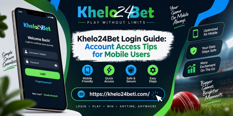 khelo24bet login guide
