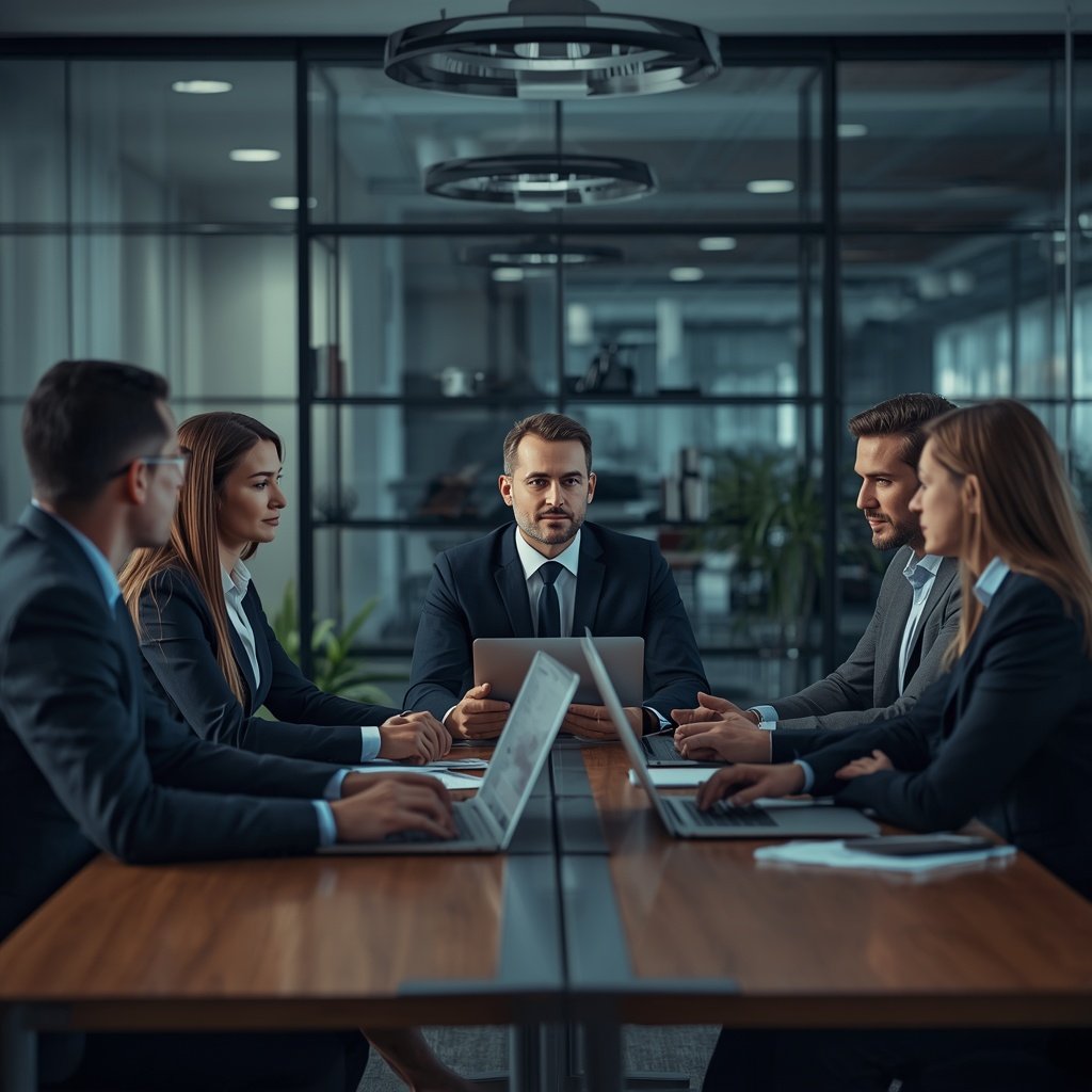 lucid-origin_A_highly_realistic_professional_corporate_photograph_showing_business_leaders_ev-0