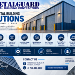 Metal building gutters