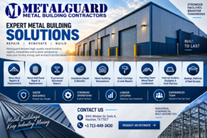 Metal building gutters