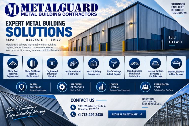 Metal building gutters