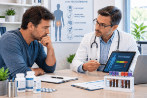 male hormone replacement bend