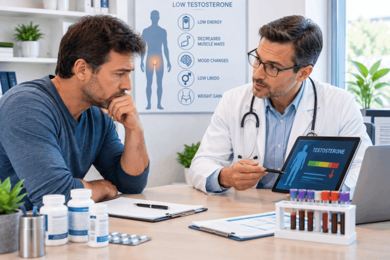 male hormone replacement bend