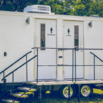 Luxury restroom trailers for rent