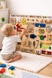 Kids Wooden Learning Board