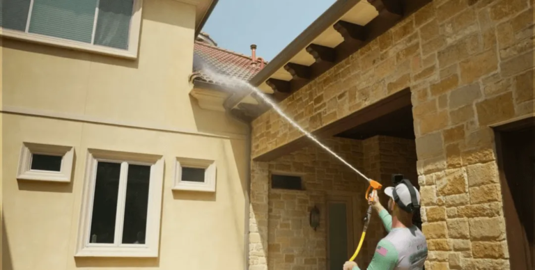 Patio and pool deck cleaning in Fort Worth