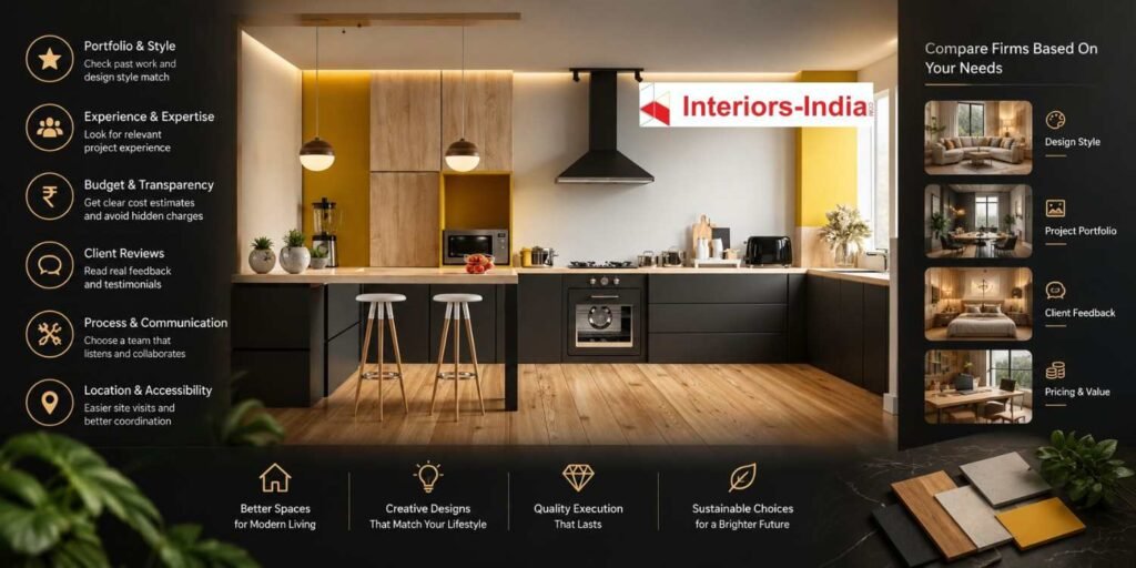 Best Interior Designers in India: How to Compare Firms (2026)