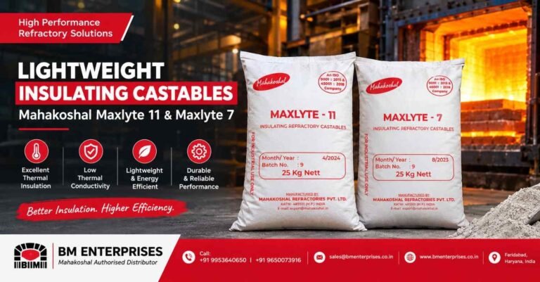 Best Supplier of Lightweight Insulating Castable Maxlyte 11 and Maxlyte 7 in India
