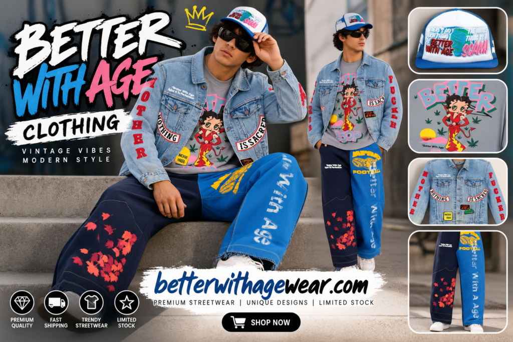 Upgrade Your Wardrobe With Better With Age Streetwear