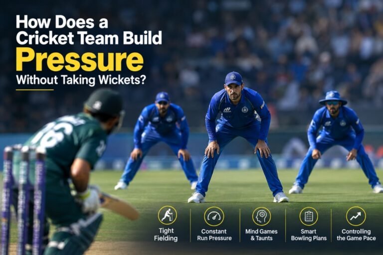 How Does a Cricket Team Build Pressure Without Taking Wickets?