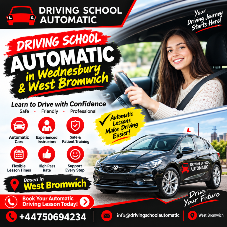 automatic driving lessons west bromwich​
