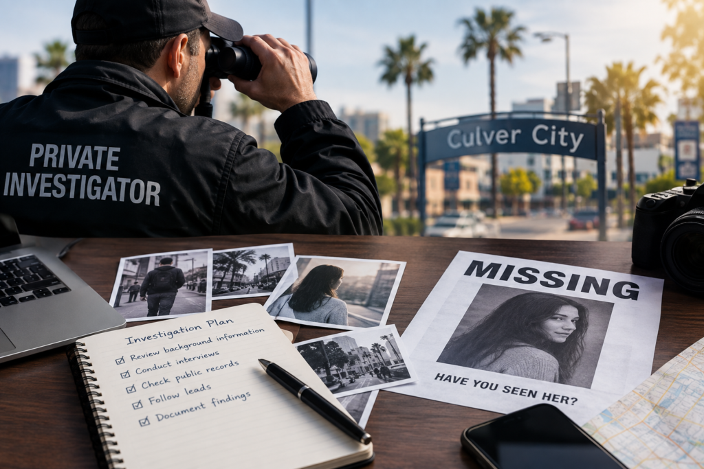 Culver City Missing Person Investigation
