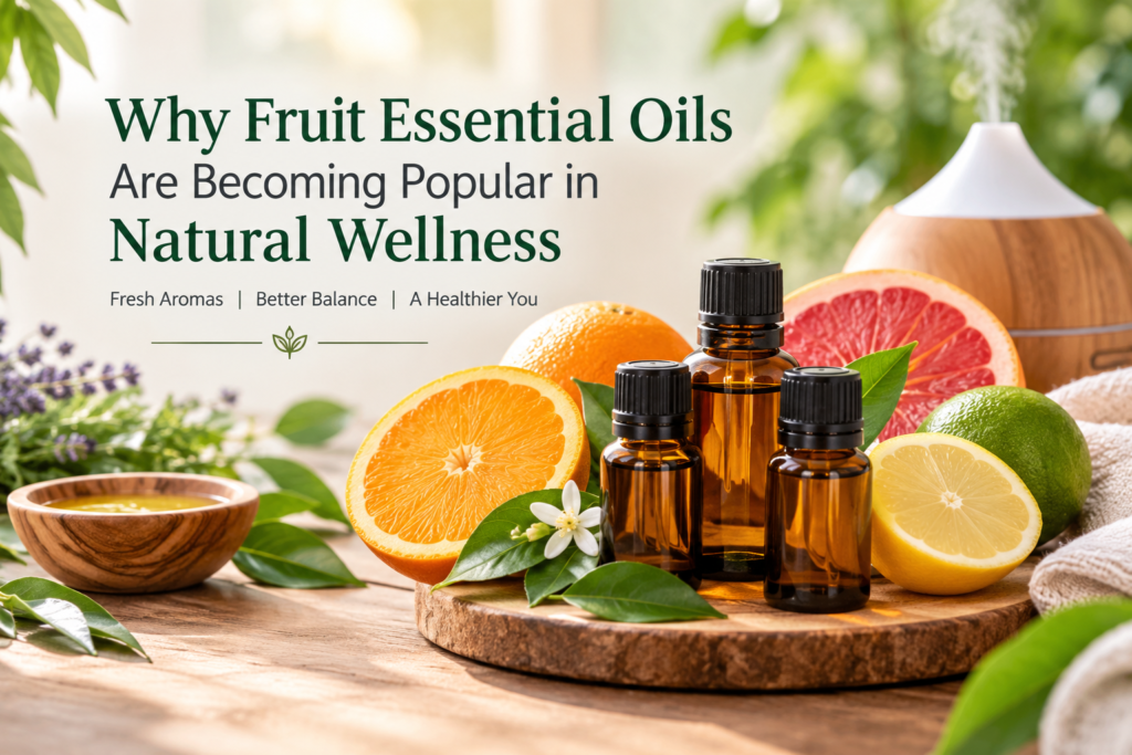 Fruit Essential Oils for Wellness