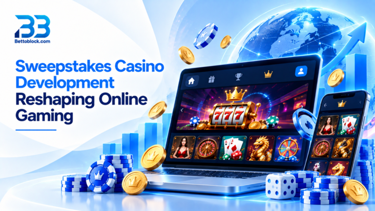 Futuristic Sweepstakes Casino Development Banner