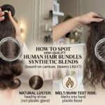 How to Spot High-Quality Human Hair Bundles vs. Synthetic Blends