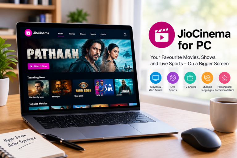 JioCinema for PC_ Bigger Screen Experience